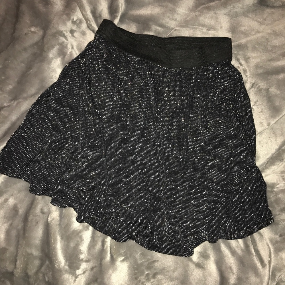 Sparkly Black Skirt